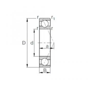 110 mm x 140 mm x 16 mm  CYSD 7822C Cojinetes De Bola De Contacto Angular