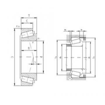 26,988 mm x 50,292 mm x 14,732 mm  ZVL K-L44649/K-L44610 Rodamientos De Rodillos Cónicos