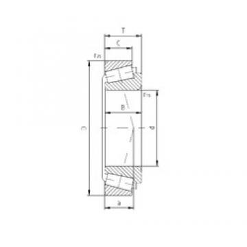 21 mm x 62 mm x 17 mm  ZVL PLC64-2-3 Rodamientos De Rodillos Cónicos