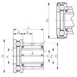 17 mm x 30 mm x 20,5 mm  IKO NAXI 1730Z Cojinetes Complejos