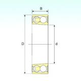 25 mm x 52 mm x 18 mm  ISB 2205-2RSKTN9 Rodamientos De Bolas Autoalineables