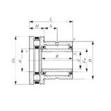 25 mm x 42 mm x 20,5 mm  IKO NBXI 2530 Cojinetes Complejos