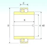 40 mm x 80 mm x 18 mm  ISB 11208 TN9 Rodamientos De Bolas Autoalineables